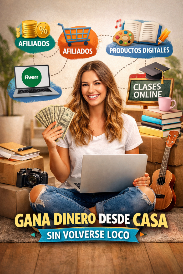 5 formas reales de ganar dinero desde casa sin volverse loco