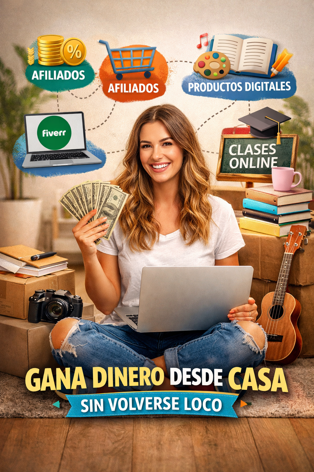 5 formas reales de ganar dinero desde casa sin volverse loco