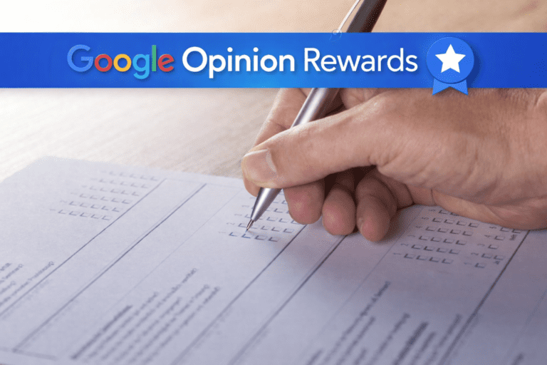 Dinero con Google Opinion Rewards